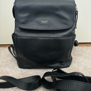 Leather mini backpack, Mina Baie